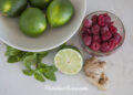 Raspberry Ginger Lime Detox Water