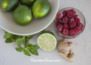 Raspberry Ginger Lime Detox Water