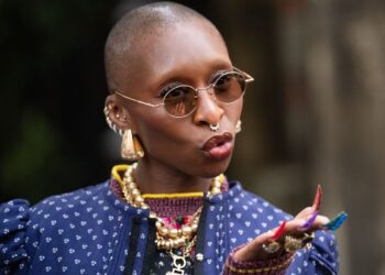 Cynthia Erivo's Colorful Croc French Manicure Is a Jewel-Tone Masterpiece