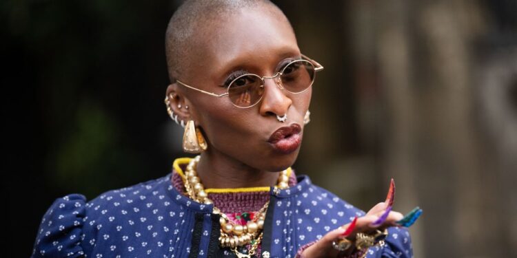 Cynthia Erivo's Colorful Croc French Manicure Is a Jewel-Tone Masterpiece